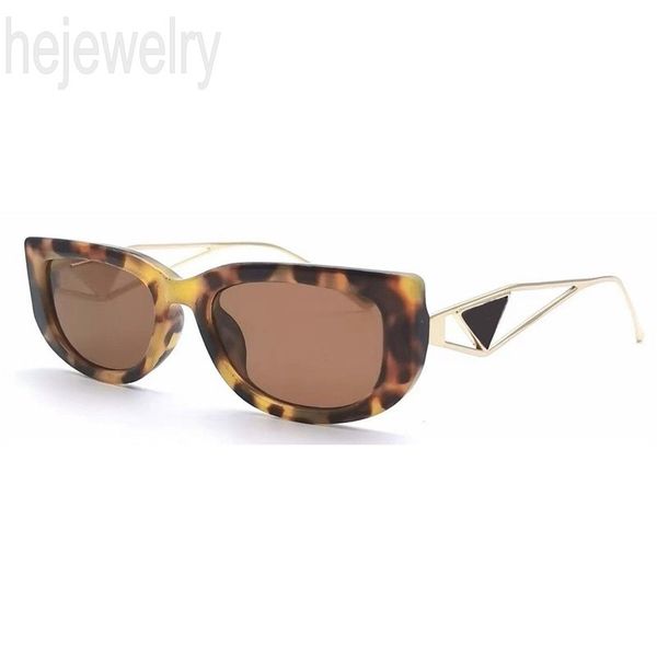 

leopard print designer sunglasses men fashion eyeglasses creative hollow frame occhiali da sole with metal triangle sunglasses for woman lux, White;black