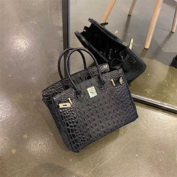 

designer bag tote bag handbags crossbody bag single shoulder bag women's lock button shoulder bag high skew bone women's bag fashi