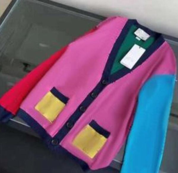 

women's sweaters v neck cardigan classic g designer coat long sleeve knitted oversized jumper casual coat, White;black