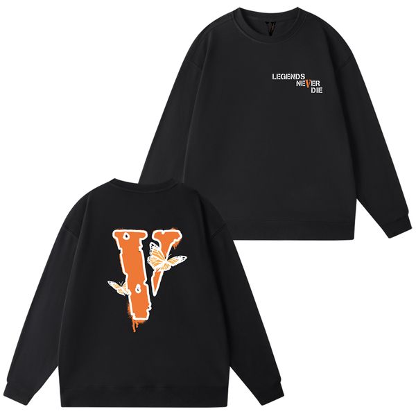 

vlone hoodie designer mens 22 mens hoodie sweatshirt men women sweater hoodie long sleeve pullover brand hoodies streetwear fashion sweaters, Black