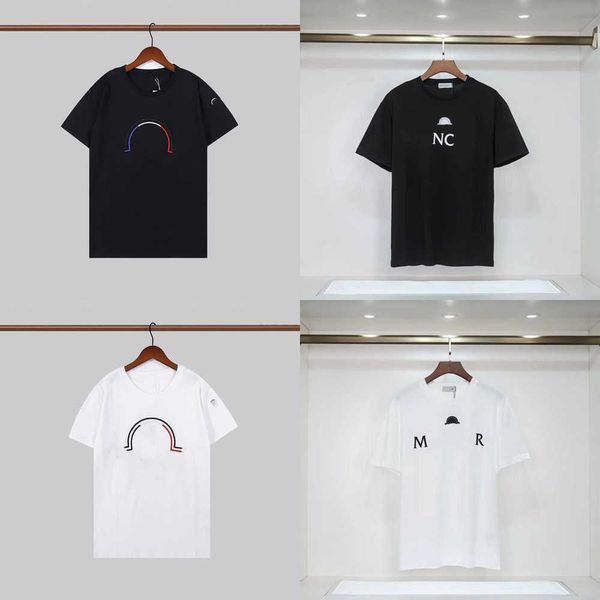 

embroidered designer shirt quality t streetwear clothes tees fashion short sleeve leisure t men s clothing women dresses brand s mens tracks, White;black