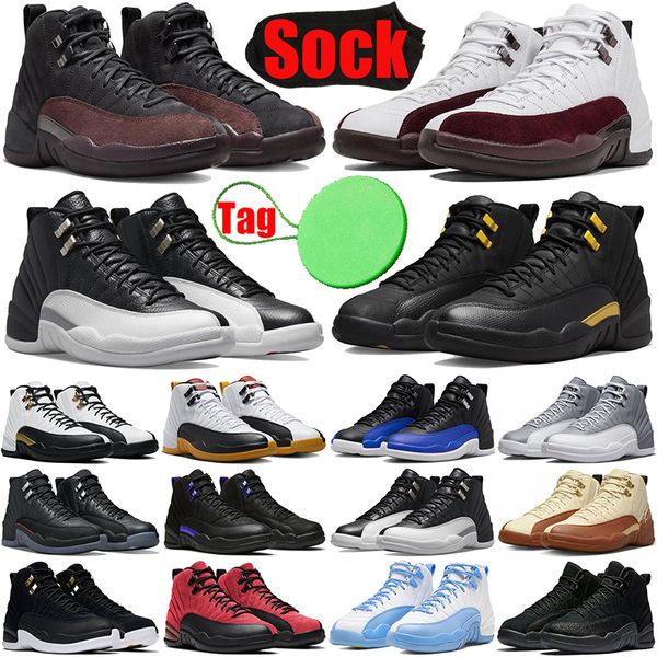 

a ma maniere 12 12s mens basketball shoes black taxi stealth utility royalty hyper royal dark grey reverse flu game men trainers sneakers sh