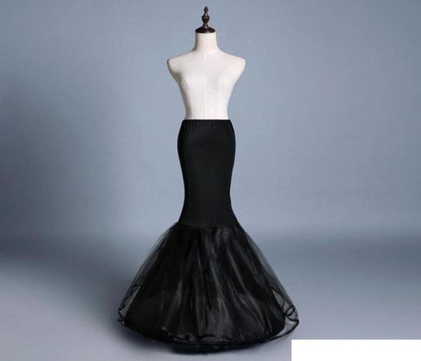 

black mermaid petticoats woman 1 hoop two layers tulle underskirt wedding accessories crinoline3607528, White