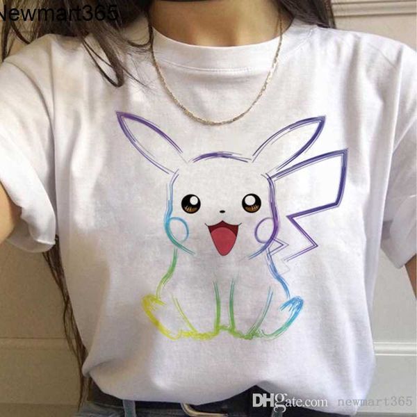 

kids and womens cute t-shirt children designer pet printed short sleeve white tee