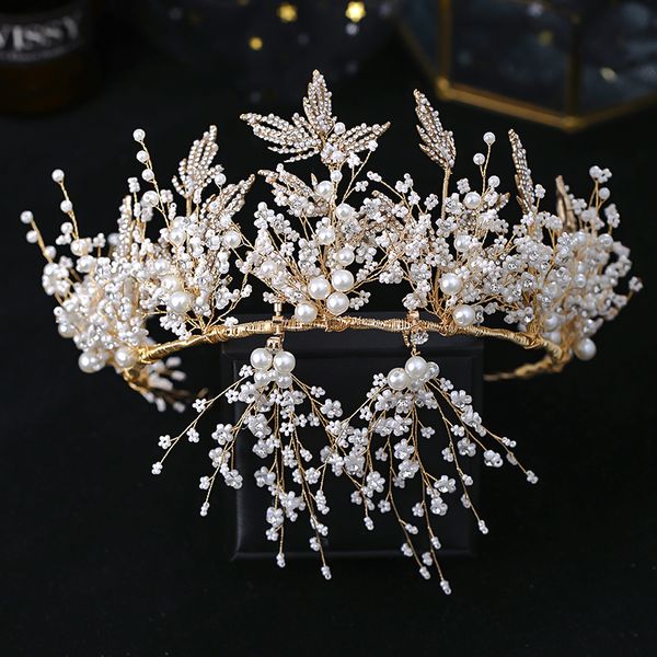 

ts-0410 crystal rhinestone bridal headdress with semi circular wreath hairband wedding dress with crystal beads wedding headdress, Silver