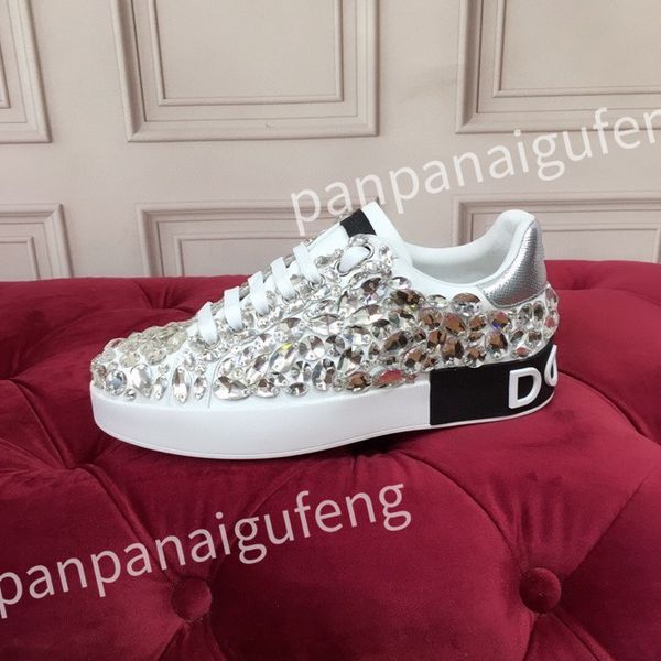 

new designers shoes mens womens casual shoes genuine leather classic trainers couples sneakers, Black