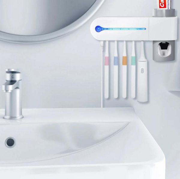 

uv toothbrush sterilizer toothpaste dispenser wall mounted toothbrush holder6726490