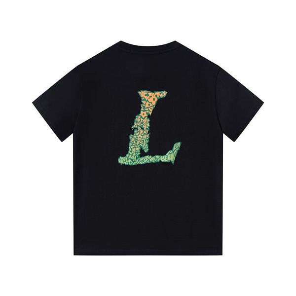 

2023 bu summer mens bal designer t shirt casual man womens tees with letters print short sleeves sell luxury men hip hop clothes #06, White;black