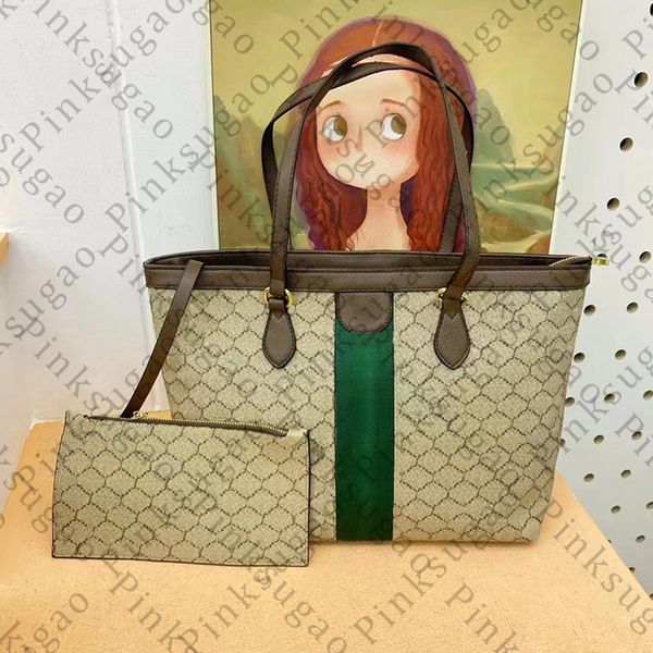 

pink sugao women tote bag shoulder bags handbags luxury large capacity pu leather purse fashion girl designer shopping bag 2pcs/set jipu-040
