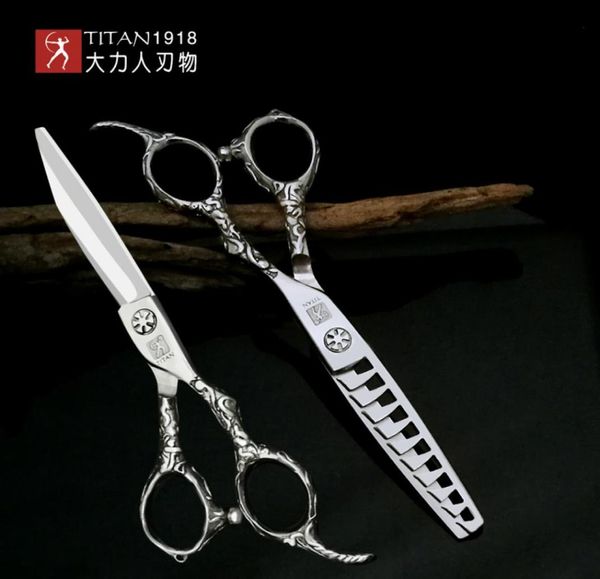 

titan professional 6 inch cut cutting salon scissor makas barber thinning shears hairdressing scissors2979095