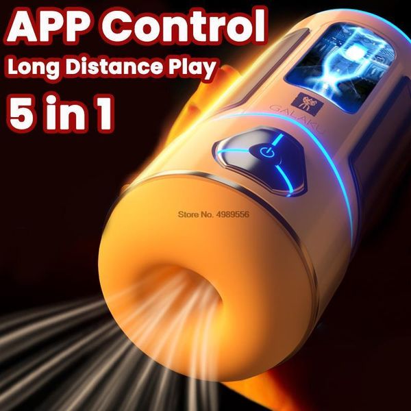 

set machine fully automatic male masturbator cup bluetooth blowjob mens sucking masturbator app control toy fo, Black;white