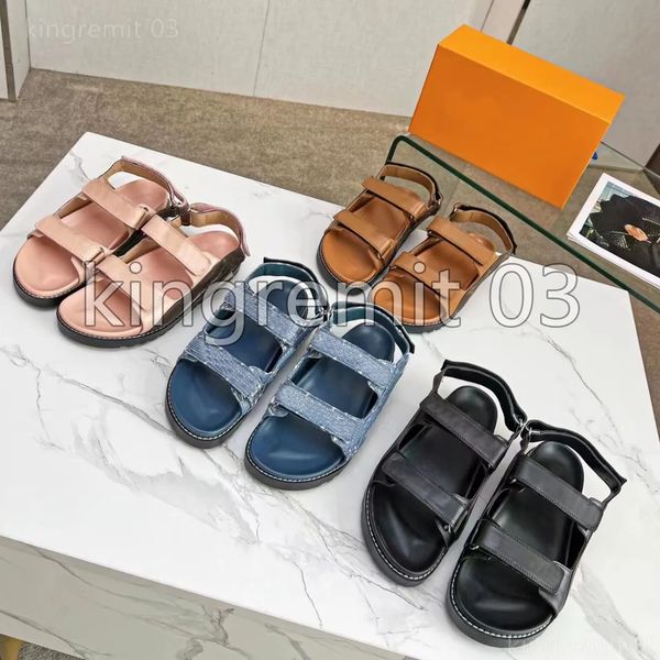 

designer sandals comfort sandal women buckle leather slides loafers casual shoes presbyopia flat shoes paseo sandals platform shoes, Black