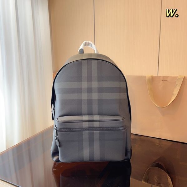 

10a brand designer backpack men's plaid backpack the rucksack military backpack cow leather luxury schoolbag large capacity burry commu