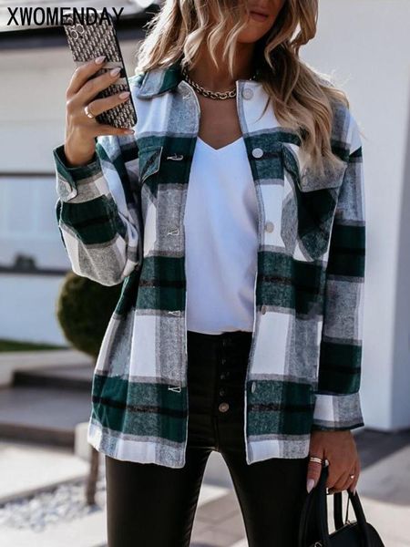 

shirts shirts for women plaid long sleeve button up shirt collared and blouse 2022 autumn spring fashion loose casual black white
