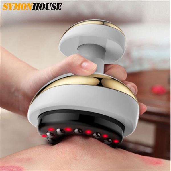

back massager electric vacuum cupping body anti cellulite massage machine foot gua sha ir heating fat slimming 230508