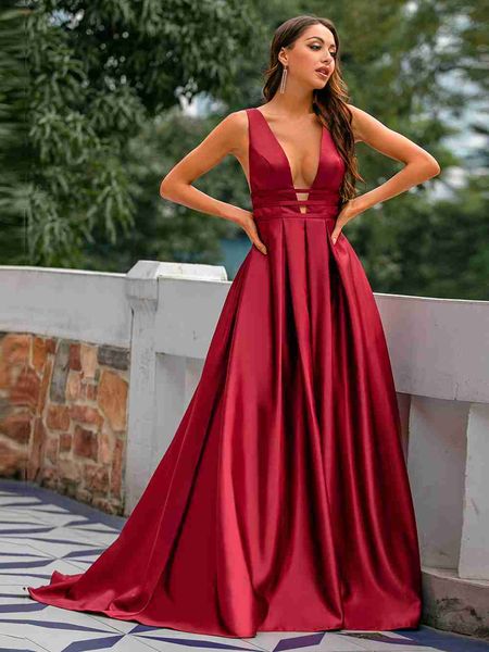 

2023 autumn/winter new women's dress luxury v-neck strapless banquet evening dress, White;black