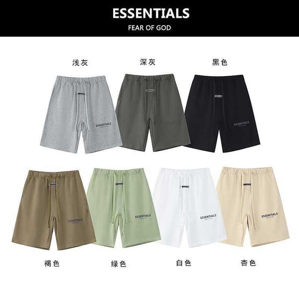 

essentail shorts summer fear of fogess shorts couple for men and g67n, White;black