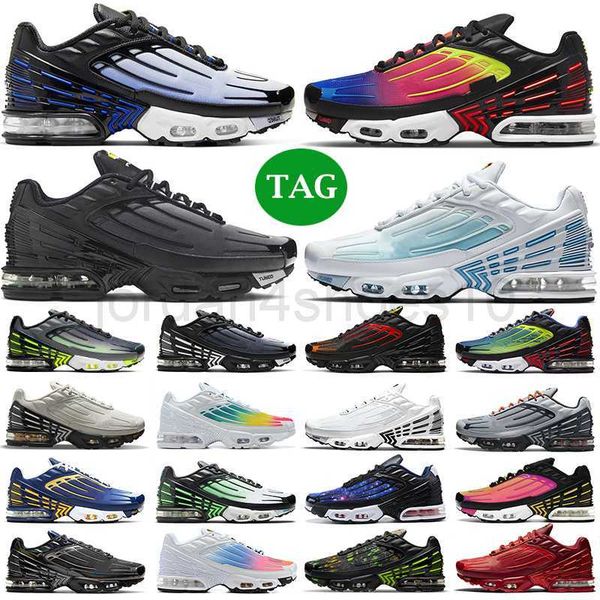 

men women running shoes tn plus 3 black red blue iridescent crater crimson red deep royal ghost green hyper violet laser light bone yellow 2