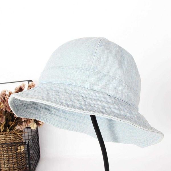 

wide brim hats fisherman hat breathable all match with windproof rope sun protection flat anti-uv cowboy wide brim foldable sun hat aa230508, Blue;gray