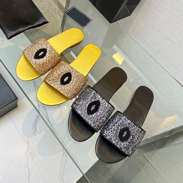 

women designer slippers transparent pvc jelly sandals womens letter printed luxury summer slipper slides silicone lady flip flops flat shoe, Black