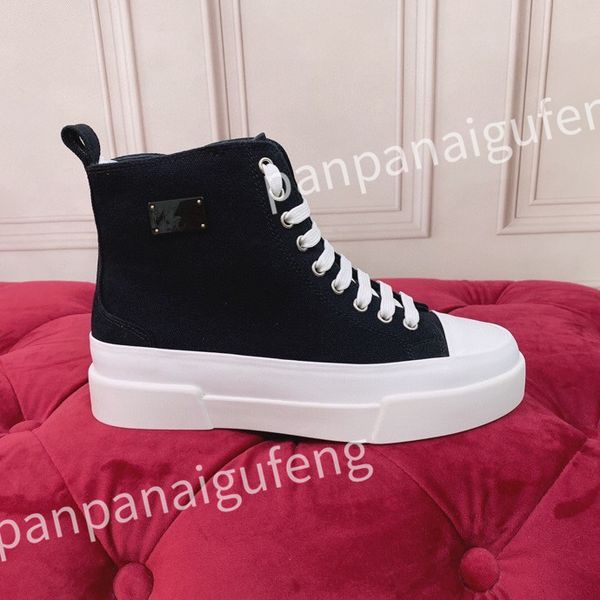 

new casual shoes leather sneaker designer men women fashion sneakers with mens trainers, Black