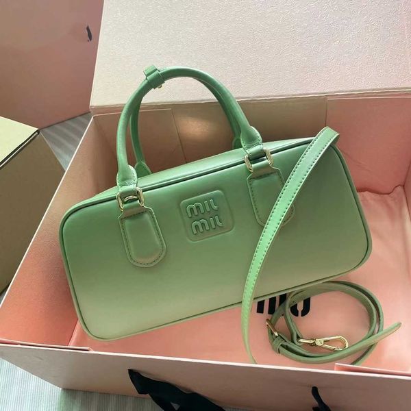 

designer cross body small square 2023 new layer cowhide fashion brand miu versatile shoulder handheld crossbody women totes bags