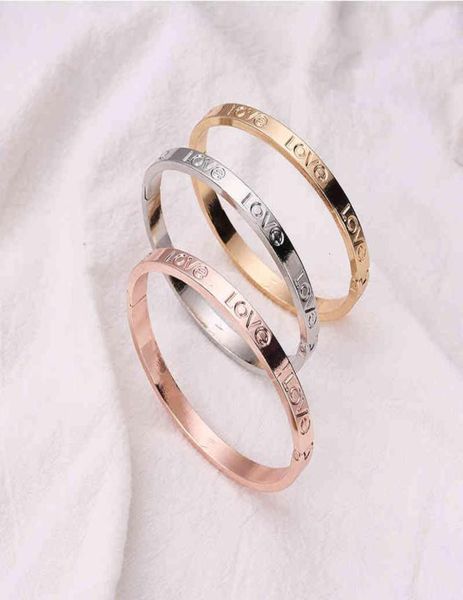 

kajia love glossy selling rose gold kc white k three color lovers temperament fashion bracelet2415061, Black