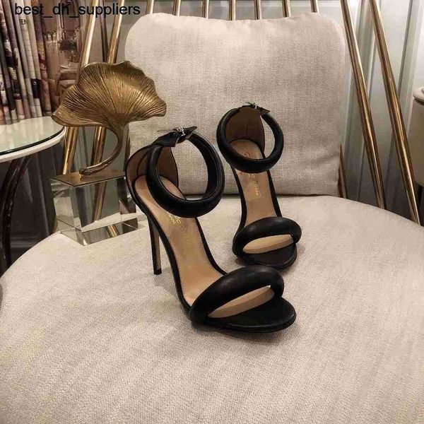 

new summer sandals high heels versatile high end pure women's shoes, Black