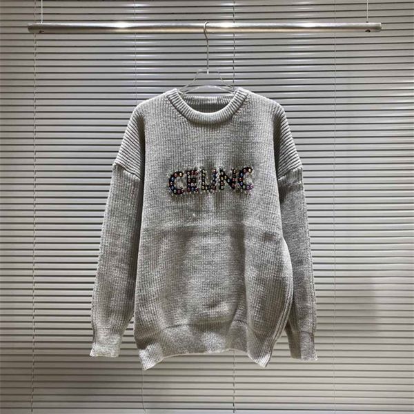 

2 mens designer sweaters retro classic luxury sweatshirt men arm letter embroidery round neck comfortable high-quality jumper fashion cardig, White;black