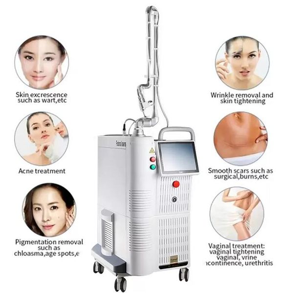 

original quality 60w scar removal skin tighten stretch markets removal vginal tighten mole removal fractional laser co2 fractional laser bea, Black