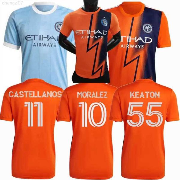 

new york city fc 22 23 soccer jersey 24 tayvon gray 2 chris gloster 4 maxime chanot 5 thiago martins 12 malte amundsen 18 christian mcfarlan, Black;yellow
