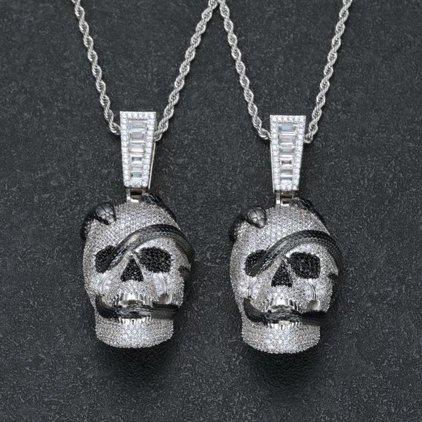 

necklace for men silver 925 diamond custom 3d effect pendant hip hop jewelry fully iced out moissanite luxury pendant chains for men