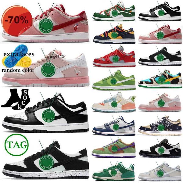 

sandals with box 2023 size 13 14 panda off shoes cool grey lows sb unc casual shoe men women chicago candy ucla shoes chinese new year valen, Black