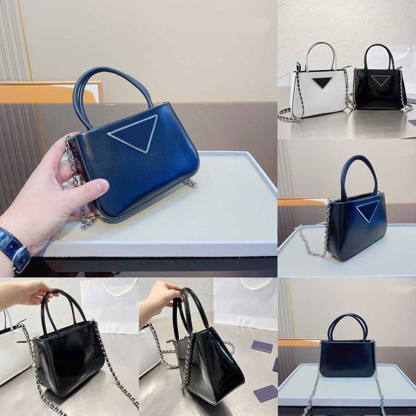 

mini cross body tote bag designer leather silver chain wallet quality crossbody women classic famous brand light luxury purses 220819/
