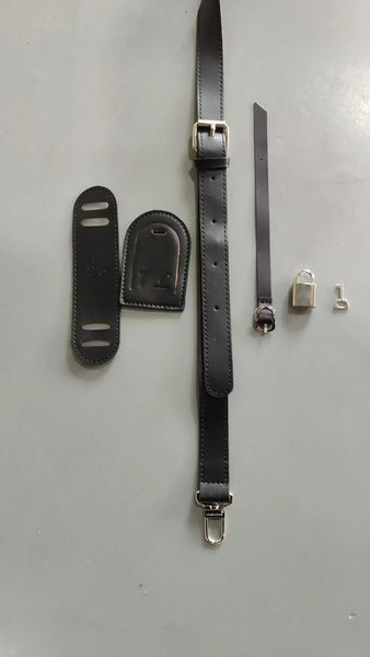 

(bag parts & accessories) handbag, travel bag, shoulder strap, Black