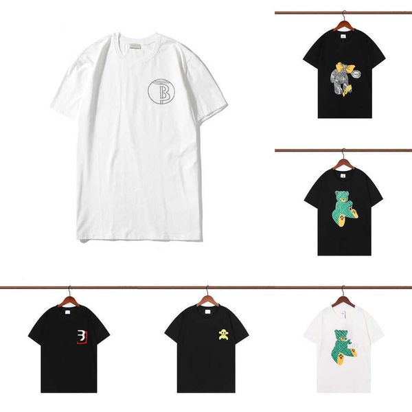 

designer mens t-shirt men womens shirts tshirt with letters casual summer tee short sleeves man woman clothing asian size s-xxl pdob, White;black