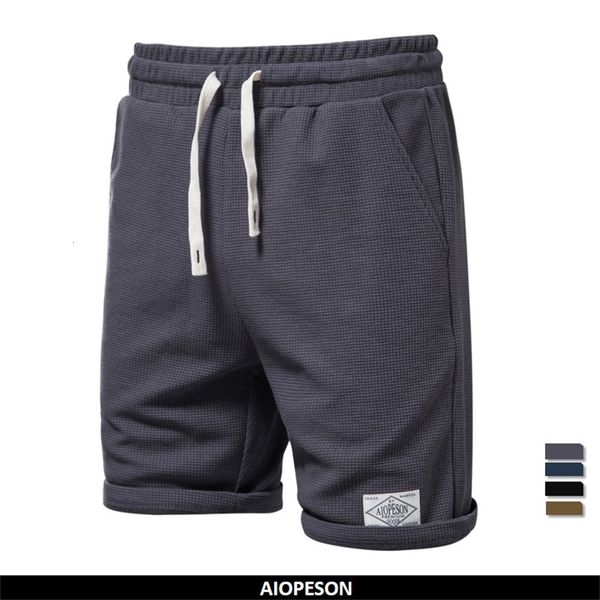

men's shorts aiopeson summer cotton soft shorts for men casual running sporting basketball mens shorts jogging short pants men 230509, White;black