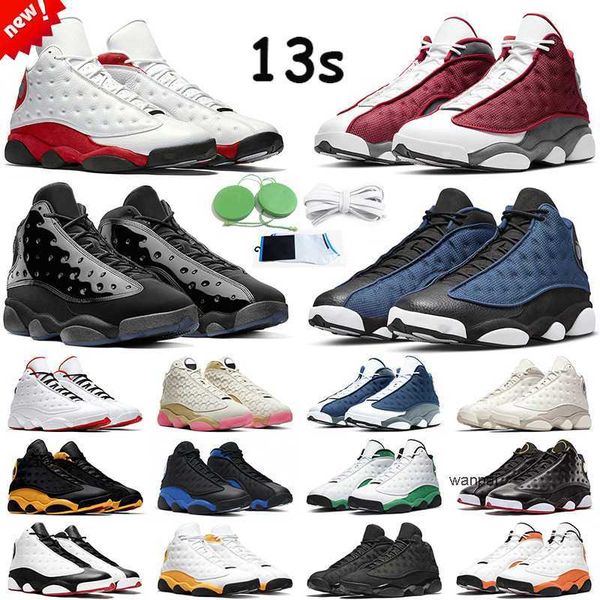 

13s red flint basketball shoes men women jumpman 13 retro obsidian houndstooth cap and gown starfish mens trainer sneakers