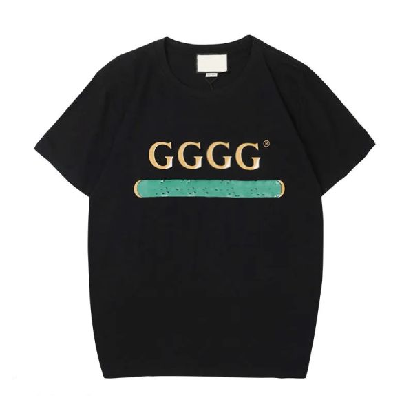 

famous mens designer t shirt clothes womens clothing pure cotton round neck short sleeve women men sign letter print white and black, White;black