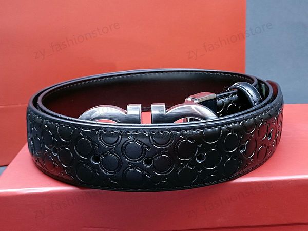 

men women solid belt womens genuine leather black and white color bronze big buckle designers cowhide belts for mens luxurys classics waistb, Black;brown