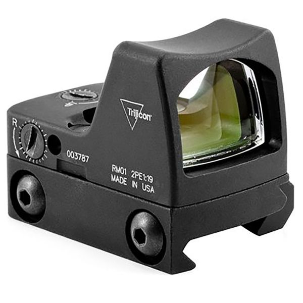 

tactical rmr reflex 1x red dot sight scope picatinny weaver 20mm mount base m4379