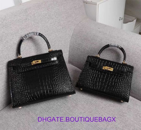 

designer hremm kelys's bags for sale 2023 summer new second generation crocodile cross body bag mini net red have real logo