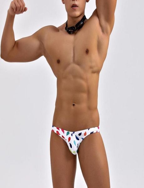 

men039s swimwear 2021 raindrops men swimsuits swim briefs low waist tight beach shorts bikinis bathing suits samll size8394392