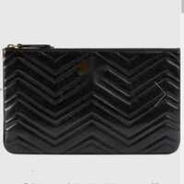 

clothing luxury brand bag 525541 leather pouch bumbags long wallet chain wallets purse clutches evening pouches mini belt bags idep, Black;white