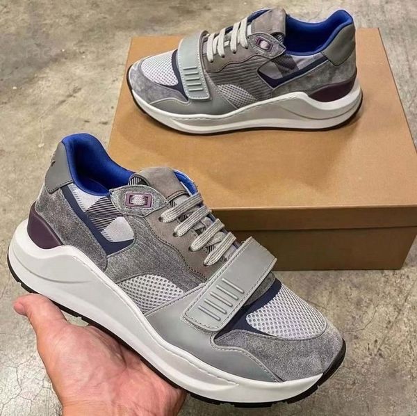 

designer sneakers striped vintage sneaker women mens casual shoes fashion lattice brand shoe men outdoor classic tassel flats 22, Black