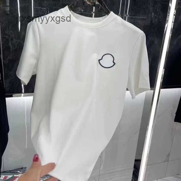 

designer t shirt mens sweatshirt summer cotton short sleeve tshirt men women 3d embroidery pullover t-shirt large size sweat shirts 4xl 5xl, White;black