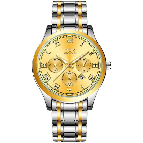

fashion mens watch original designer watches quartz movement luminous waterproof sports luxe wristwatches for men with retail box, Slivery;black