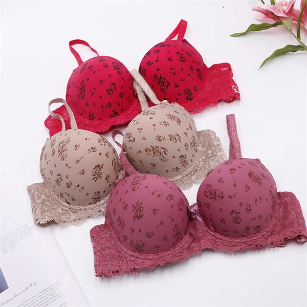 

women's bra junxi selling fashion printed sizes in order 36 desi for women, Red;black