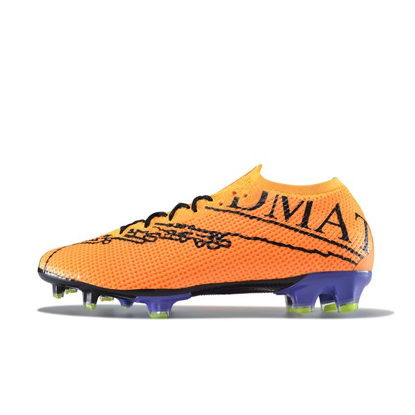 

dress shoes superfly outdoor sport football boots speedmate professional cr7 fg wholesale waterproof soft breathable cleats 230509, Black