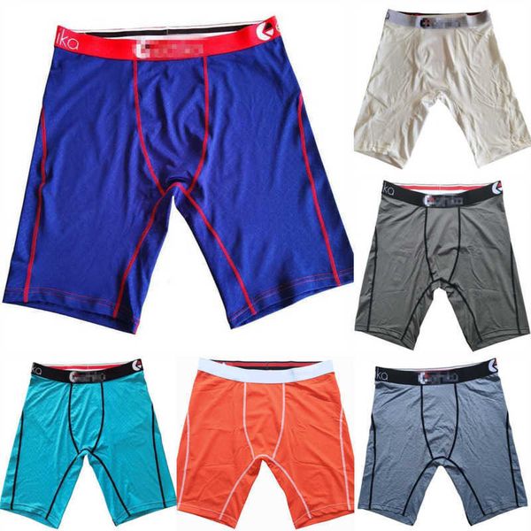 

the new listing mens designer underwear sports boxer large size tight ice 3d printed solid quick-drying breathable underpants, White;black